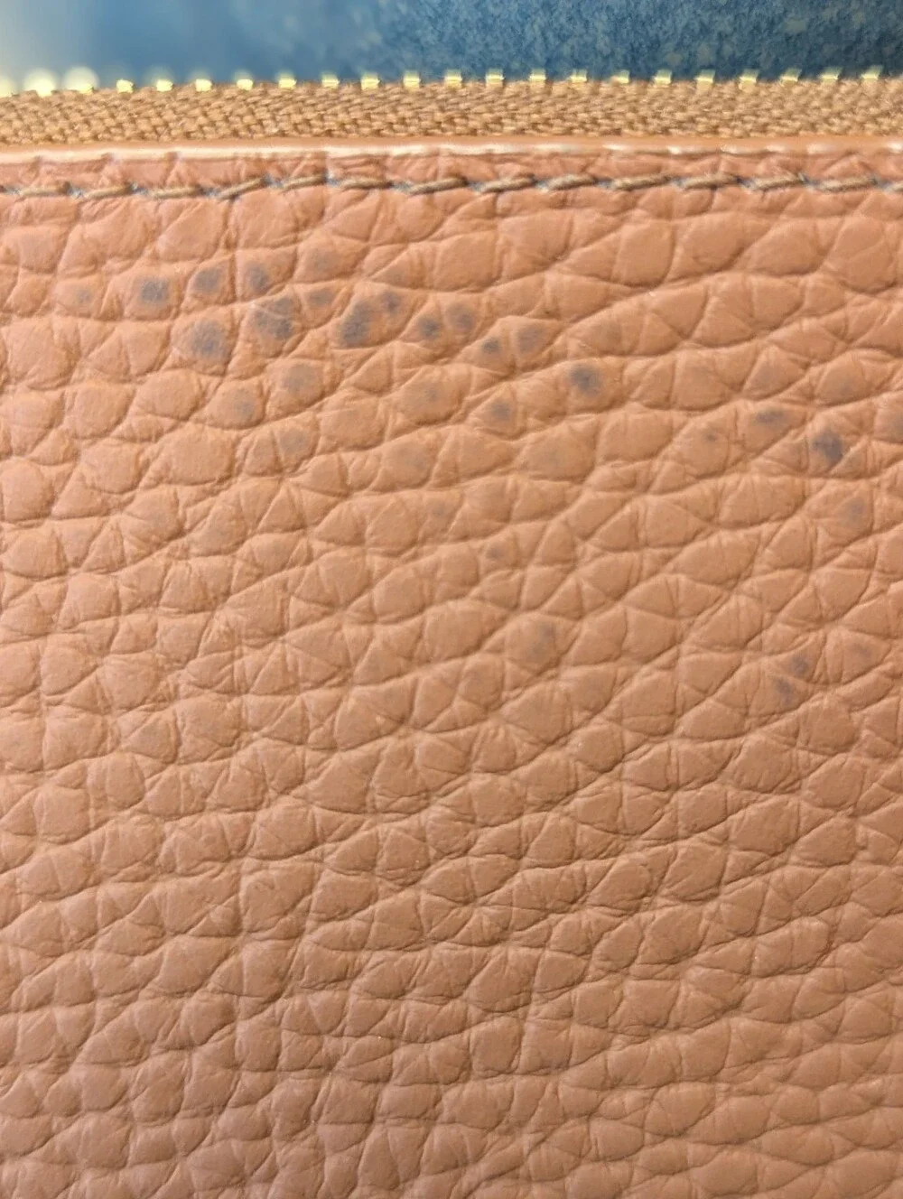 Kate Spade Malea Sheffield St Pebbled Leather Wallet Warm Cognac